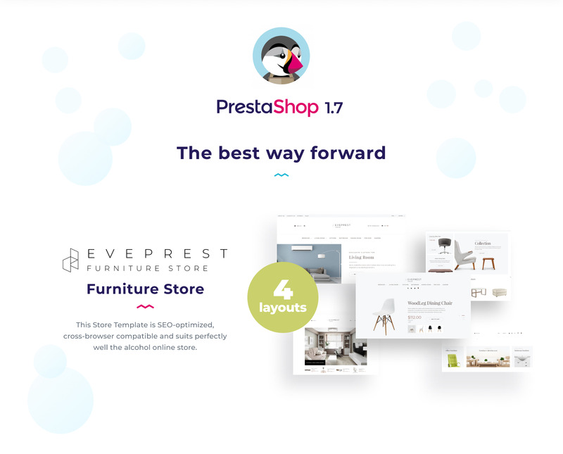 Eveprest Furniture 1.7 - Тема магазину меблів PrestaShop - Features Image 2